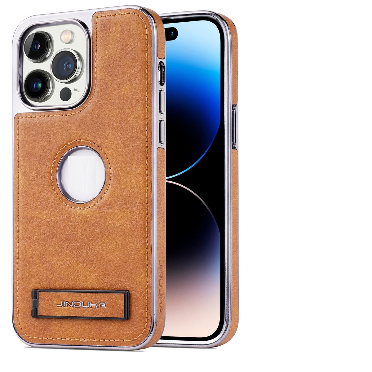 iPhone Compatible - Luxury Leather Look Phone Shell